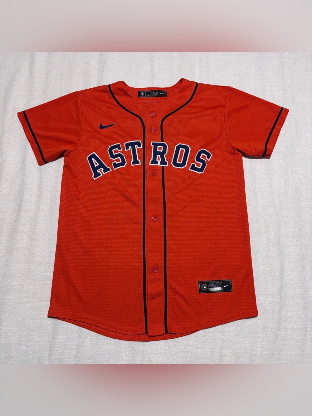 Kids Nike Houston Astros Jose Altuve Orange Alternate Jersey | Sz Medium (10/12)